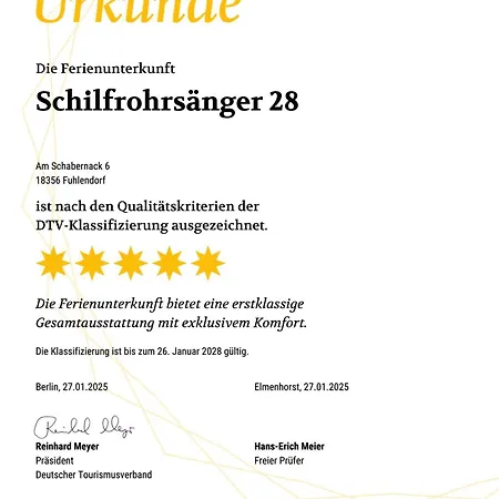 Holiday home Schilfrohrsaenger 28